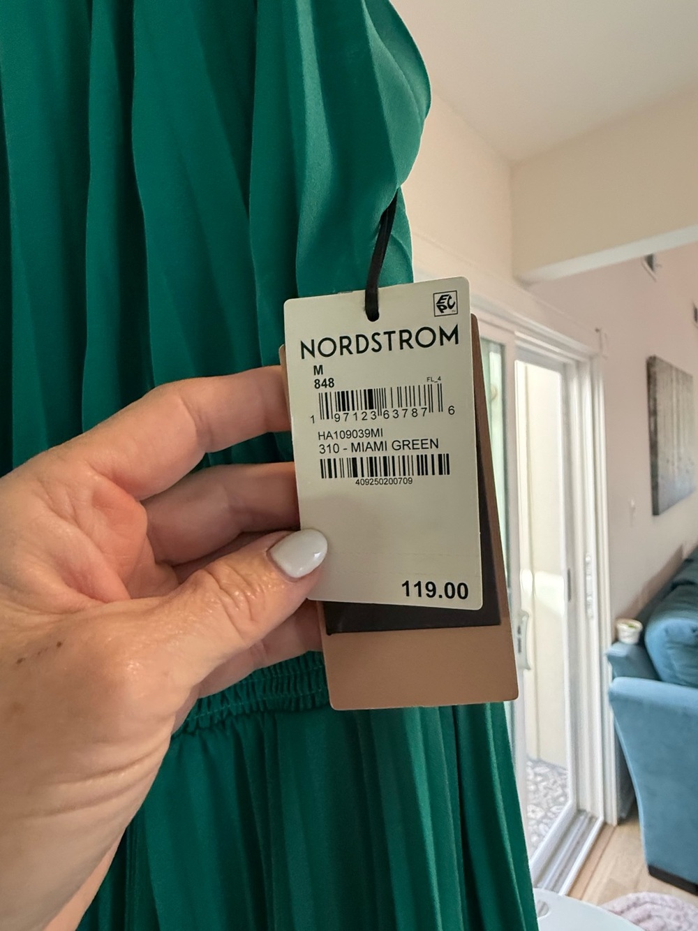 Nordstrom Maxi Dress in Miami Green